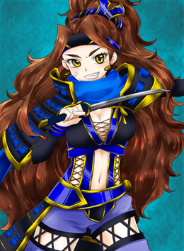 甲斐姫イラスト